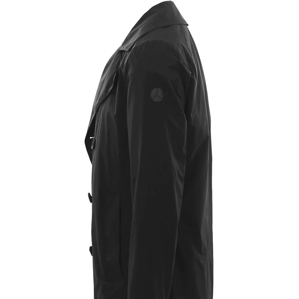 People Of Shibuya Black Recycled Polyester Men Trench Coat sold by Siebentaschen product image thumbnail 3