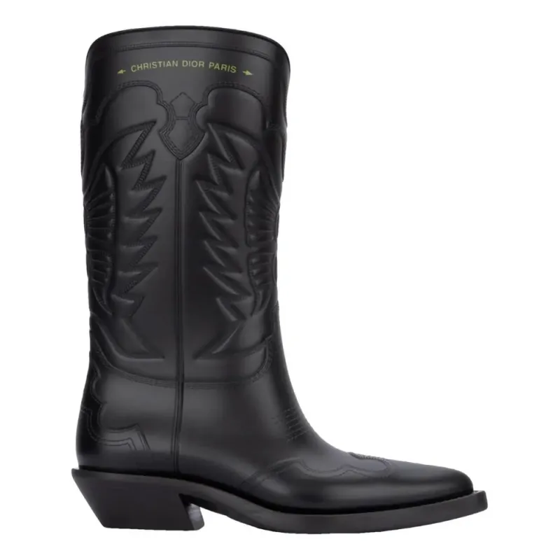 Dior Black Leather Boot sold by Siebentaschen