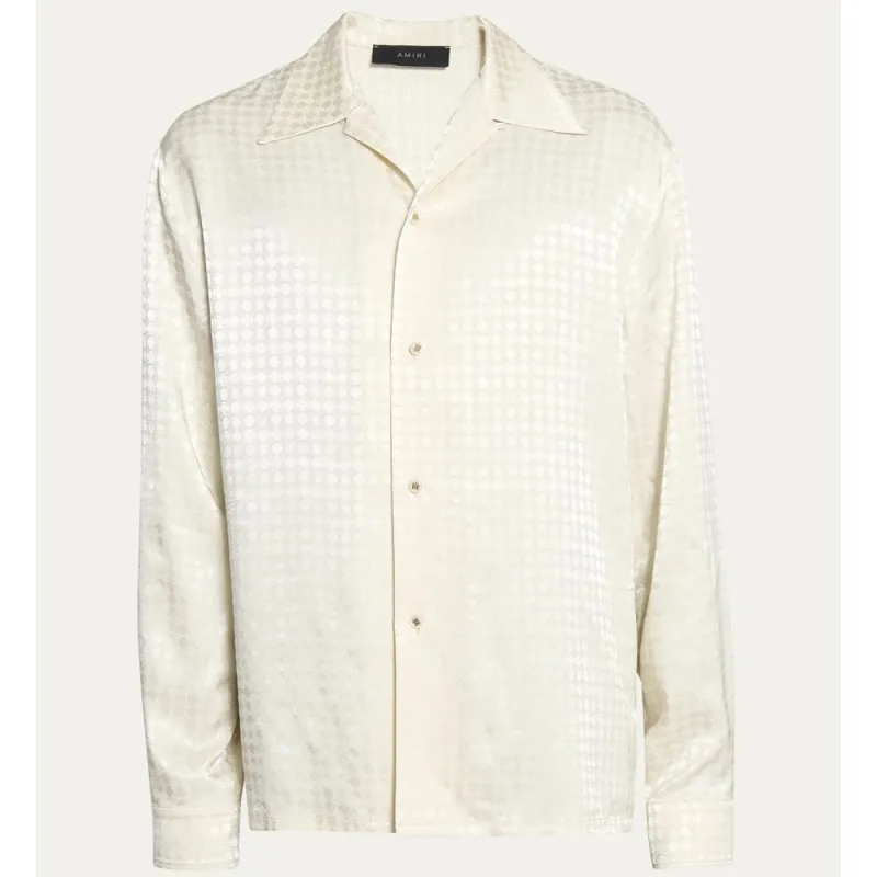 Amiri White Viscose Shirt sold by Siebentaschen
