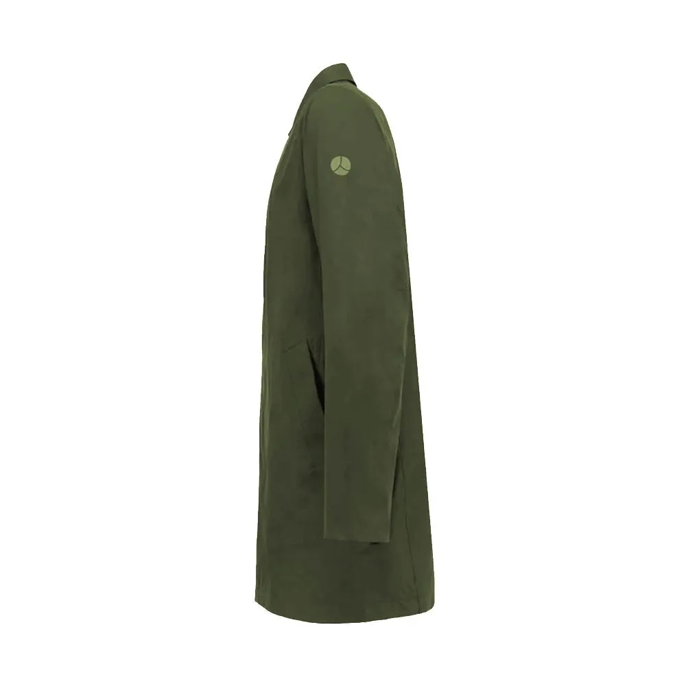 People Of Shibuya Green Recycled Polyester Men's Trench Coat sold by Siebentaschen product image thumbnail 3