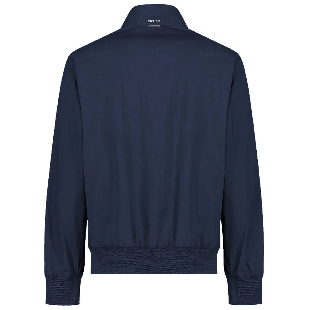 People Of Shibuya Blue Cotton Men's Bomber Jacket sold by Siebentaschen product image thumbnail 2