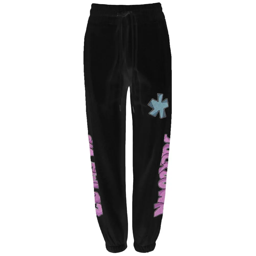 Comme Des Fuckdown Black Cotton Women Sweatpants sold by Siebentaschen