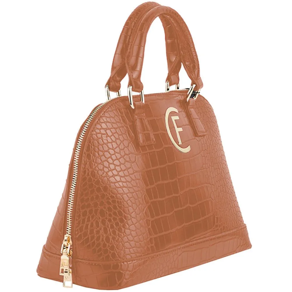 CRISTINAEFFE Brown Polyethylene Handbag sold by Siebentaschen product image thumbnail 3