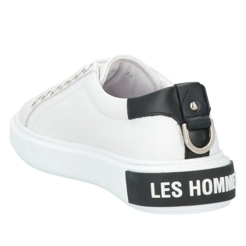 Les Hommes White Calfskin Men Sneaker sold by Siebentaschen product image thumbnail 2