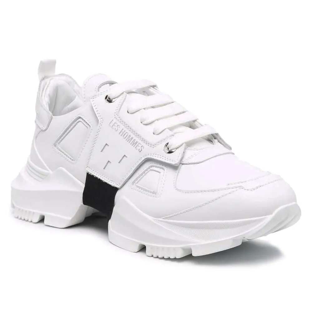 Les Hommes White Calfskin Men Sneaker sold by Siebentaschen product image thumbnail 3