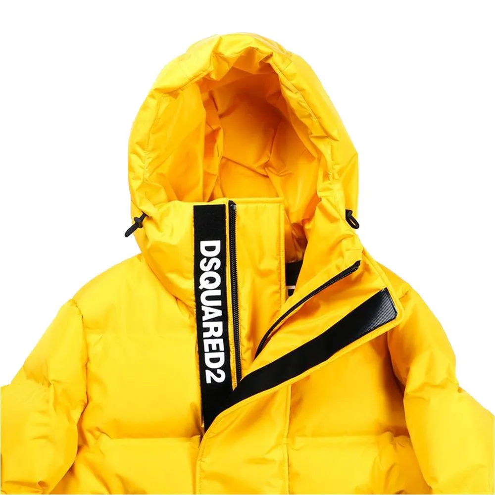 Dsquared² Yellow Nylon Men Jacket sold by Siebentaschen product image thumbnail 4