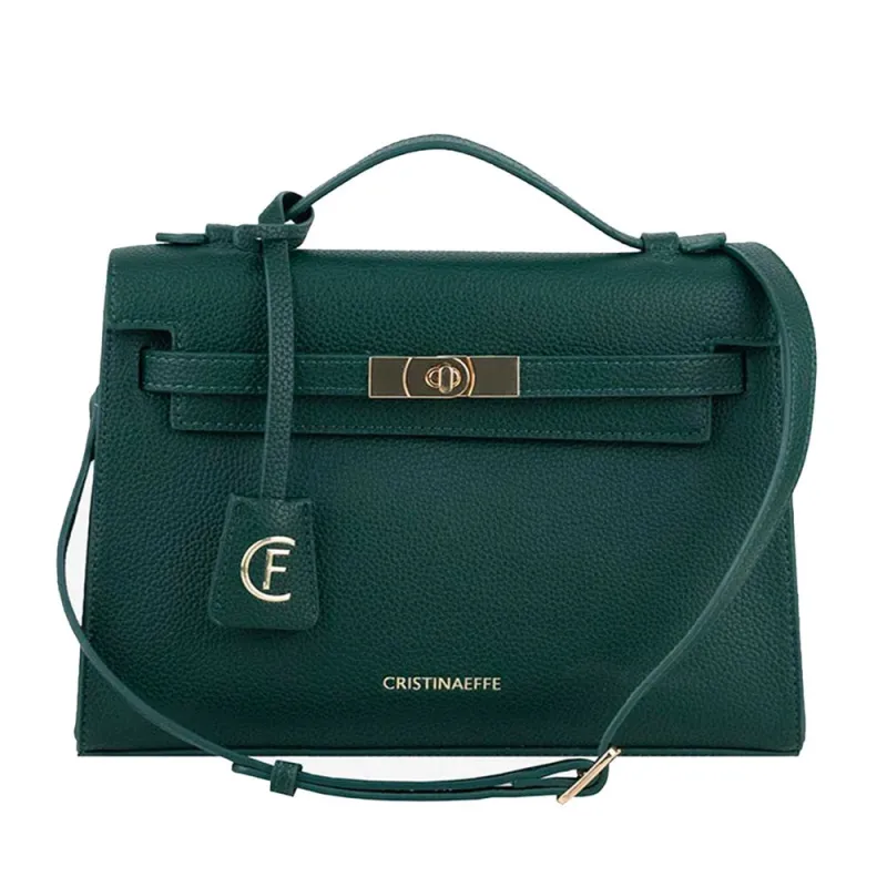 CRISTINAEFFE Green Artificial Leather Women Crossbody Bag sold by Siebentaschen