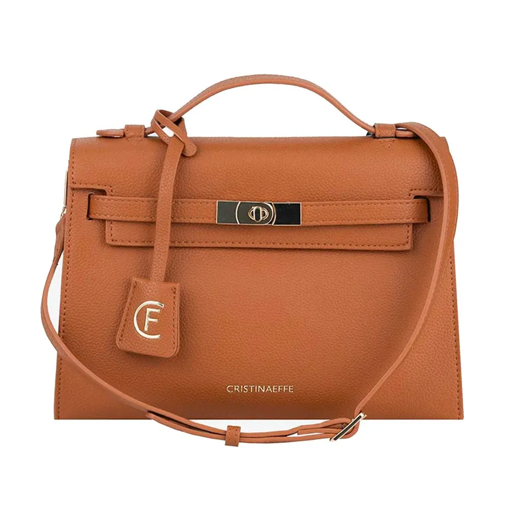 CRISTINAEFFE Brown Artificial Leather Women Crossbody Bag sold by Siebentaschen