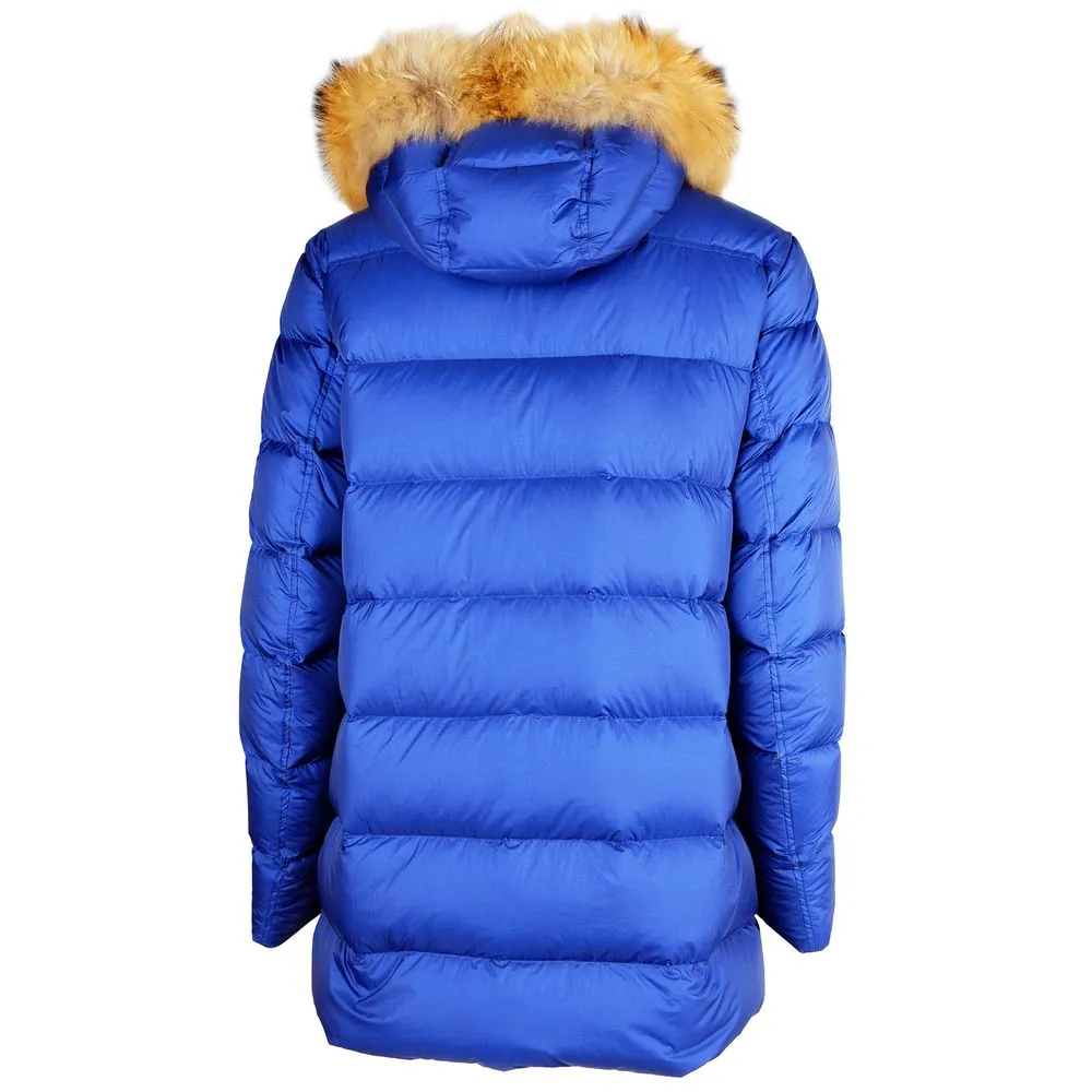 Add Blue Nylon Men Jacket with Duck Down Filling sold by Siebentaschen product image thumbnail 2