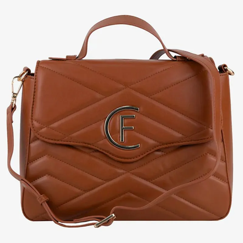 CRISTINAEFFE Brown Artificial Leather Women Crossbody Bag sold by Siebentaschen