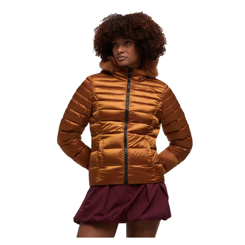 Refrigiwear Orange Nylon Women Jacket sold by Siebentaschen product image thumbnail 3