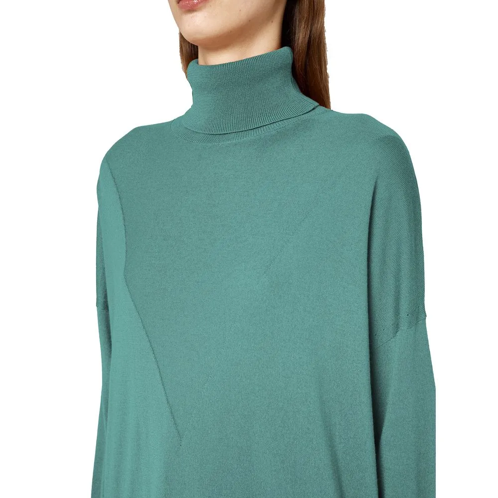 Alpha Studio Green Silk Sweater sold by Siebentaschen product image thumbnail 3