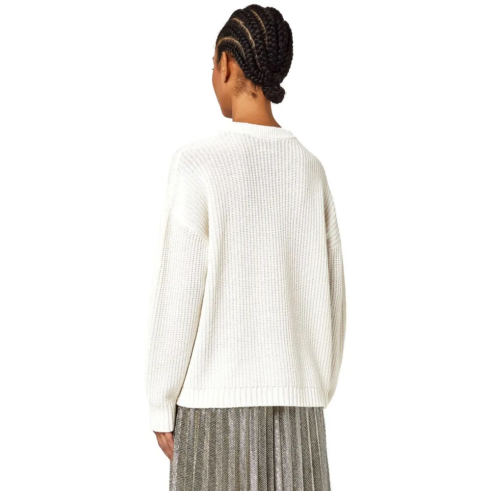 Alpha Studio White Recycled Wool Women Sweater sold by Siebentaschen product image thumbnail 2