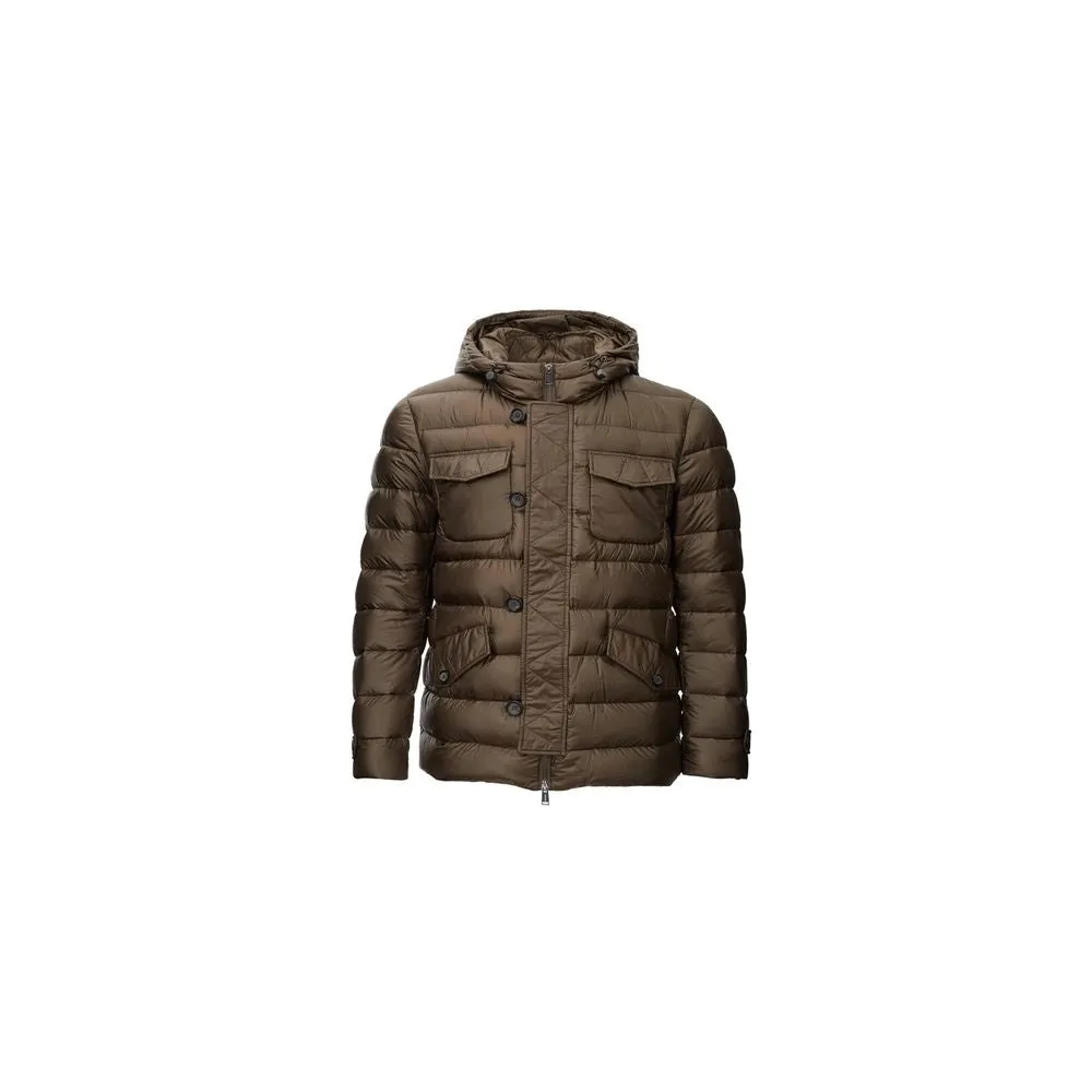 Add Brown Polyamide Men's Waterproof Jacket sold by Siebentaschen product image thumbnail 2