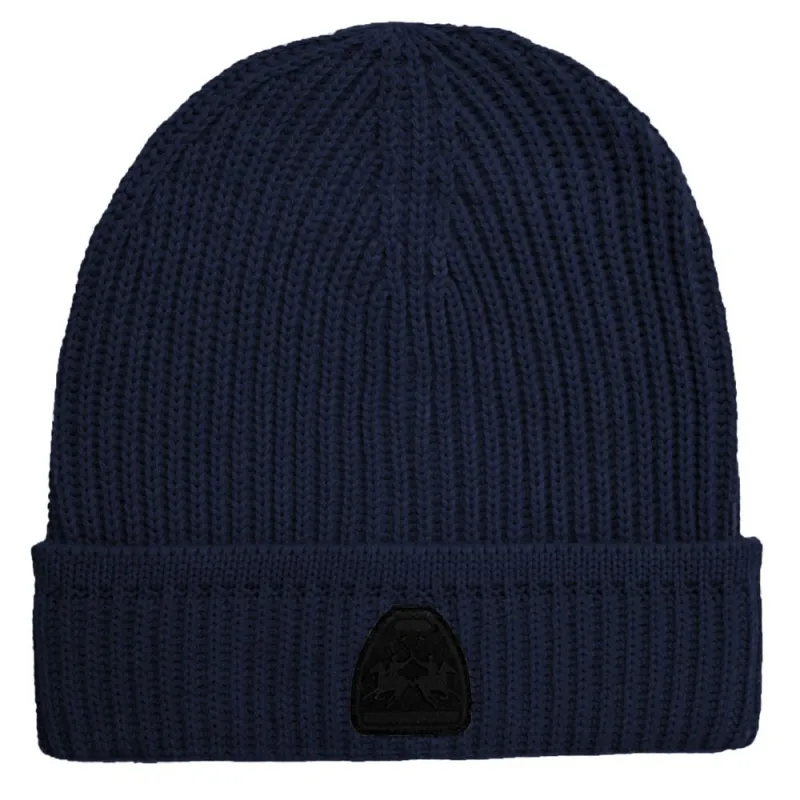 La Martina Blue Acrylic Men Beanie sold by Siebentaschen