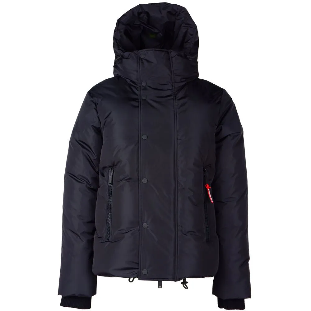 Dsquared² Black Nylon Men Down Jacket sold by Siebentaschen