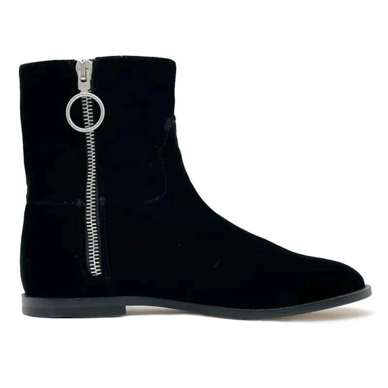 Off-White Black Calfskin Women Ankle Boot sold by Siebentaschen