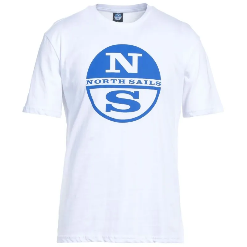 North Sails Crisp White Logo Cotton T-Shirt sold by Siebentaschen