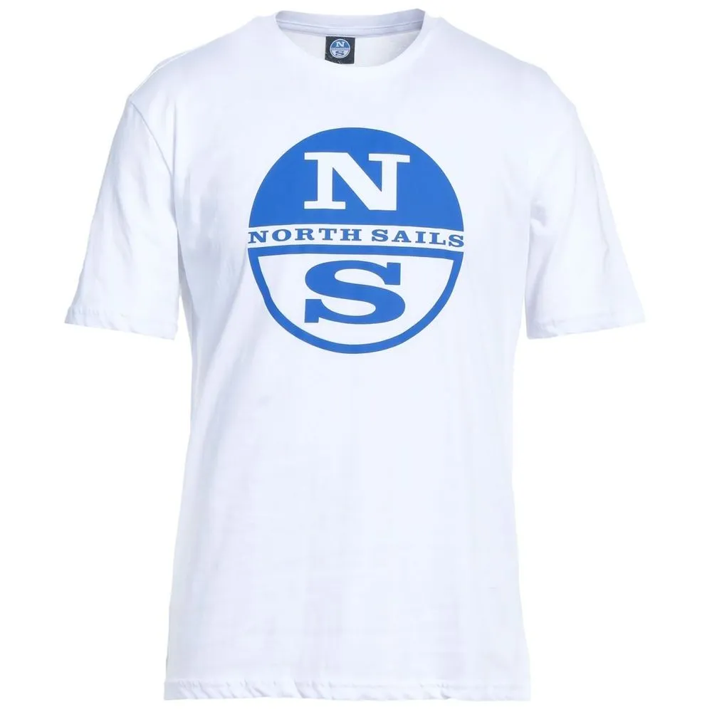North Sails Crisp White Logo Cotton T-Shirt sold by Siebentaschen