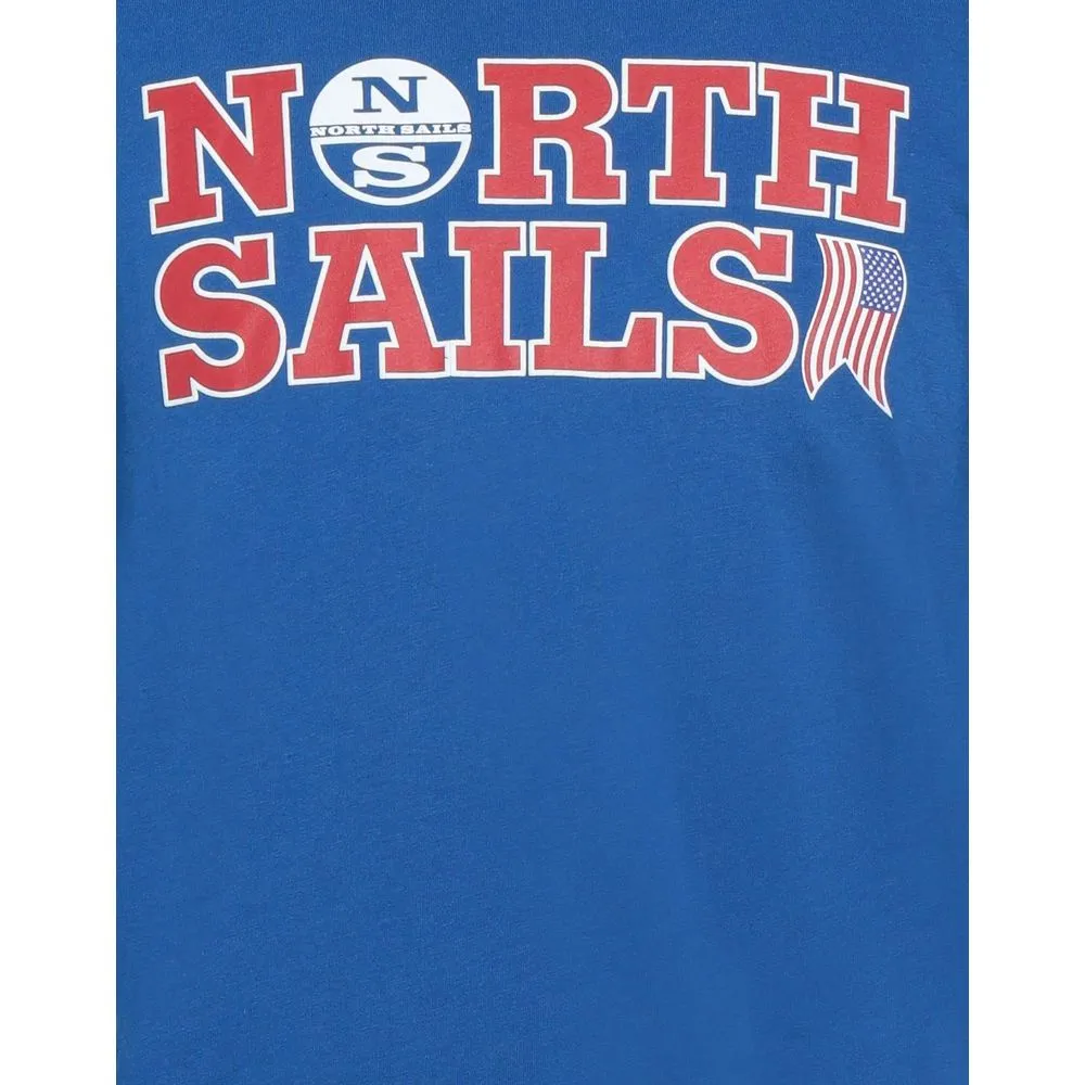 North Sails Light Blue Cotton Men T-Shirt sold by Siebentaschen product image thumbnail 3