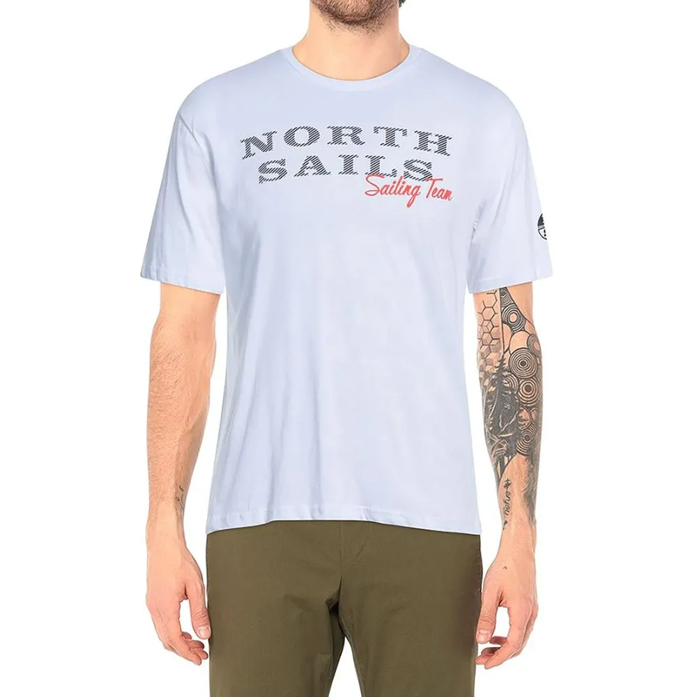 North Sails Pristine White Rubber Logo Tee sold by Siebentaschen product image thumbnail 3