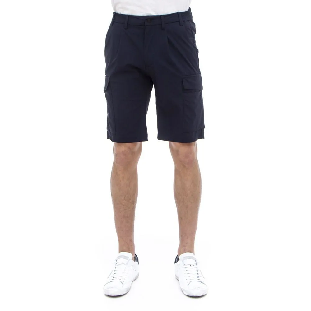 People Of Shibuya Sleek Stretch Tech Bermuda Shorts sold by Siebentaschen
