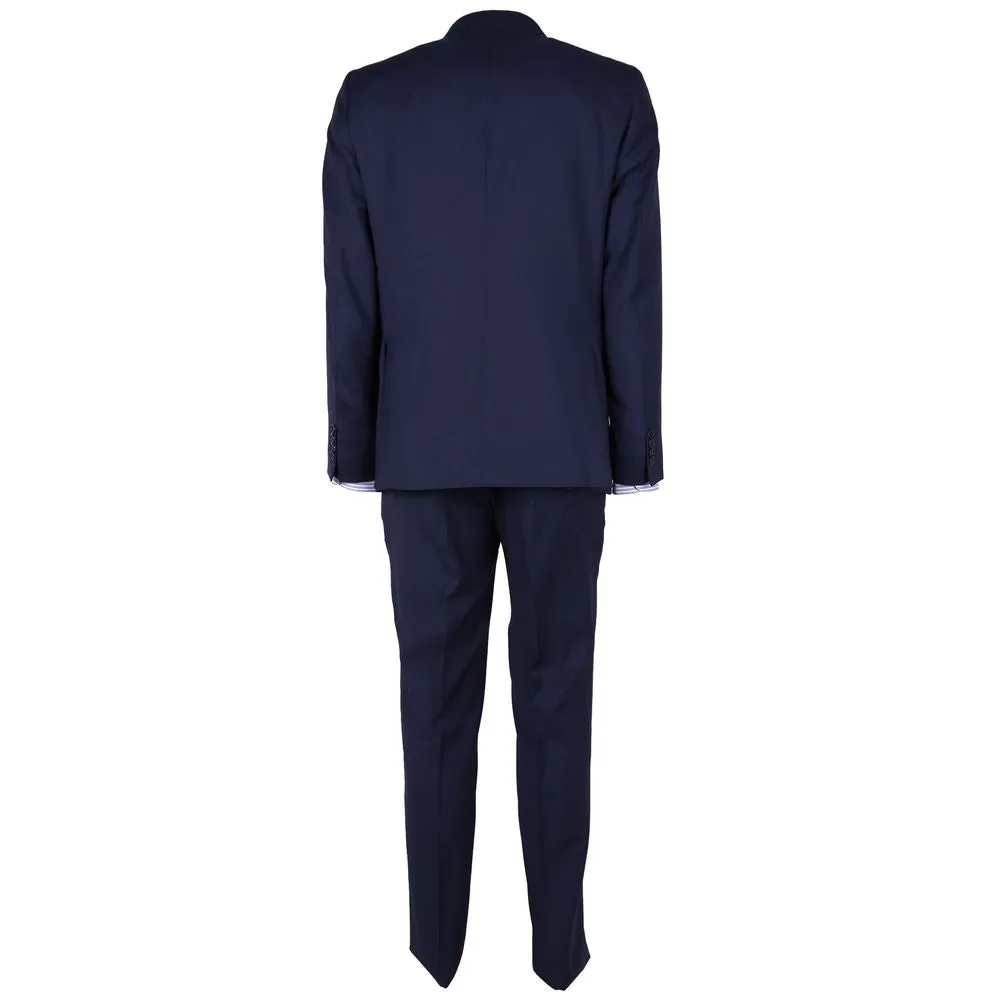 Made in Italy Blue Wool Men Suit sold by Siebentaschen product image thumbnail 2