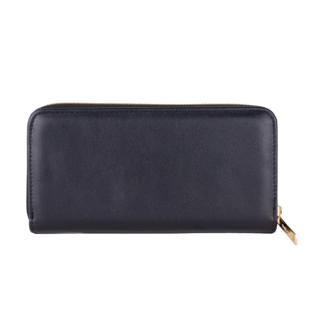 Baldinini Trend Chic Black Leather Zip Wallet sold by Siebentaschen product image thumbnail 2
