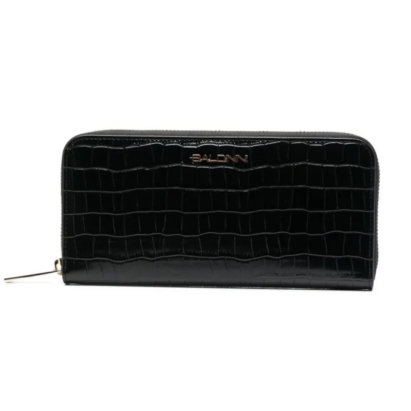 Baldinini Trend Elegant Croco Print Leather Wallet sold by Siebentaschen