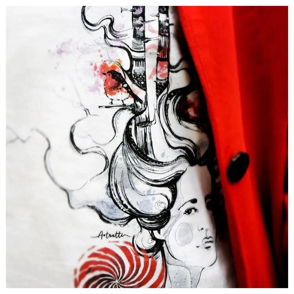 A.Tratti White Viscose Women Top sold by Siebentaschen product image thumbnail 2