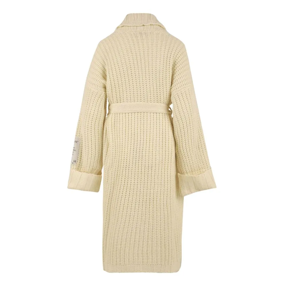 Hinnominate White Marabou Women Cardigan sold by Siebentaschen product image thumbnail 2