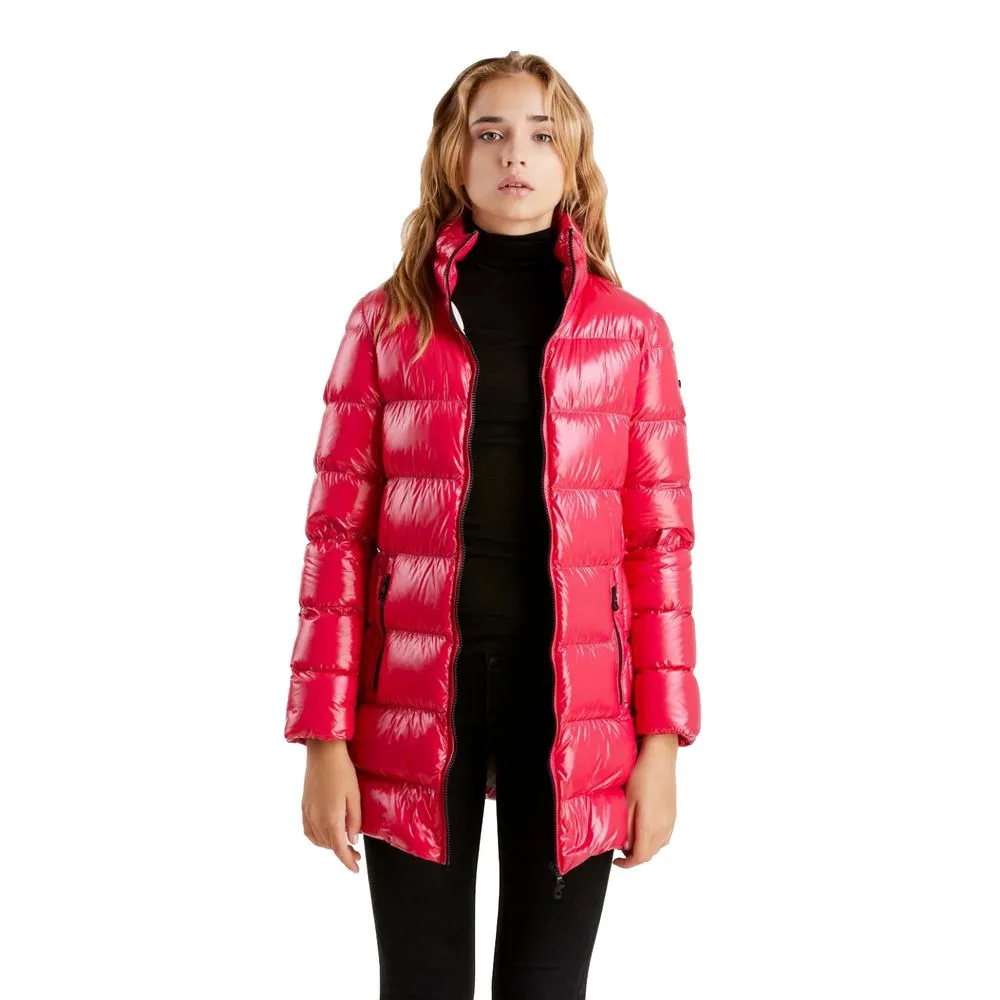 Refrigiwear Fuchsia Shimmer Long Down Jacket sold by Siebentaschen product image thumbnail 3