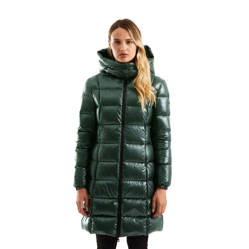 Refrigiwear Green Polyester Women Jacket made by Siebentaschen