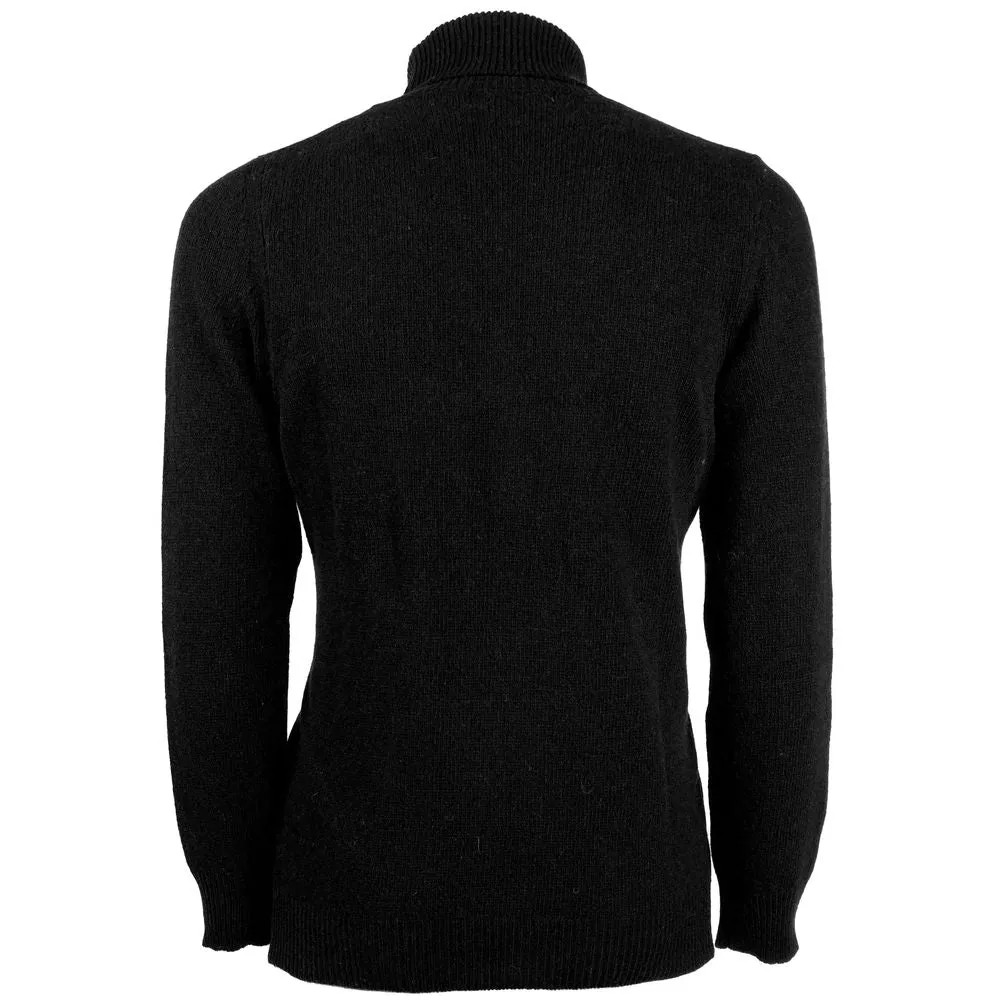 Emilio Romanelli Black Cashmere Men Sweater sold by Siebentaschen product image thumbnail 2