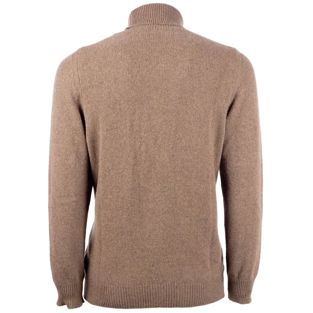 Emilio Romanelli Brown Cashmere Men Sweater sold by Siebentaschen product image thumbnail 2