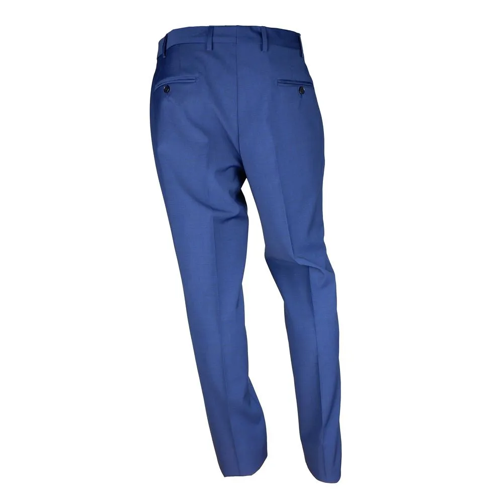 Emilio Romanelli Blue Wool Men Suit sold by Siebentaschen product image thumbnail 4
