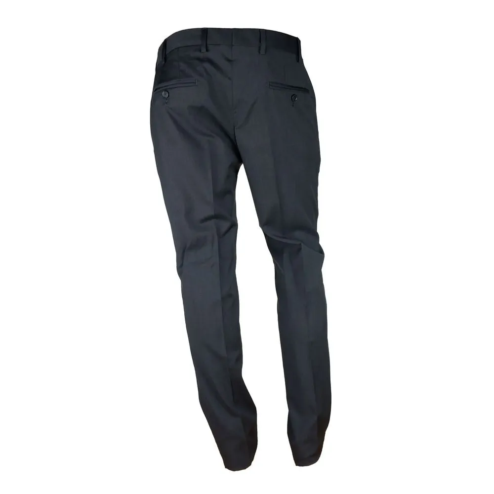 Made in Italy Black Wool Men Suit sold by Siebentaschen product image thumbnail 4