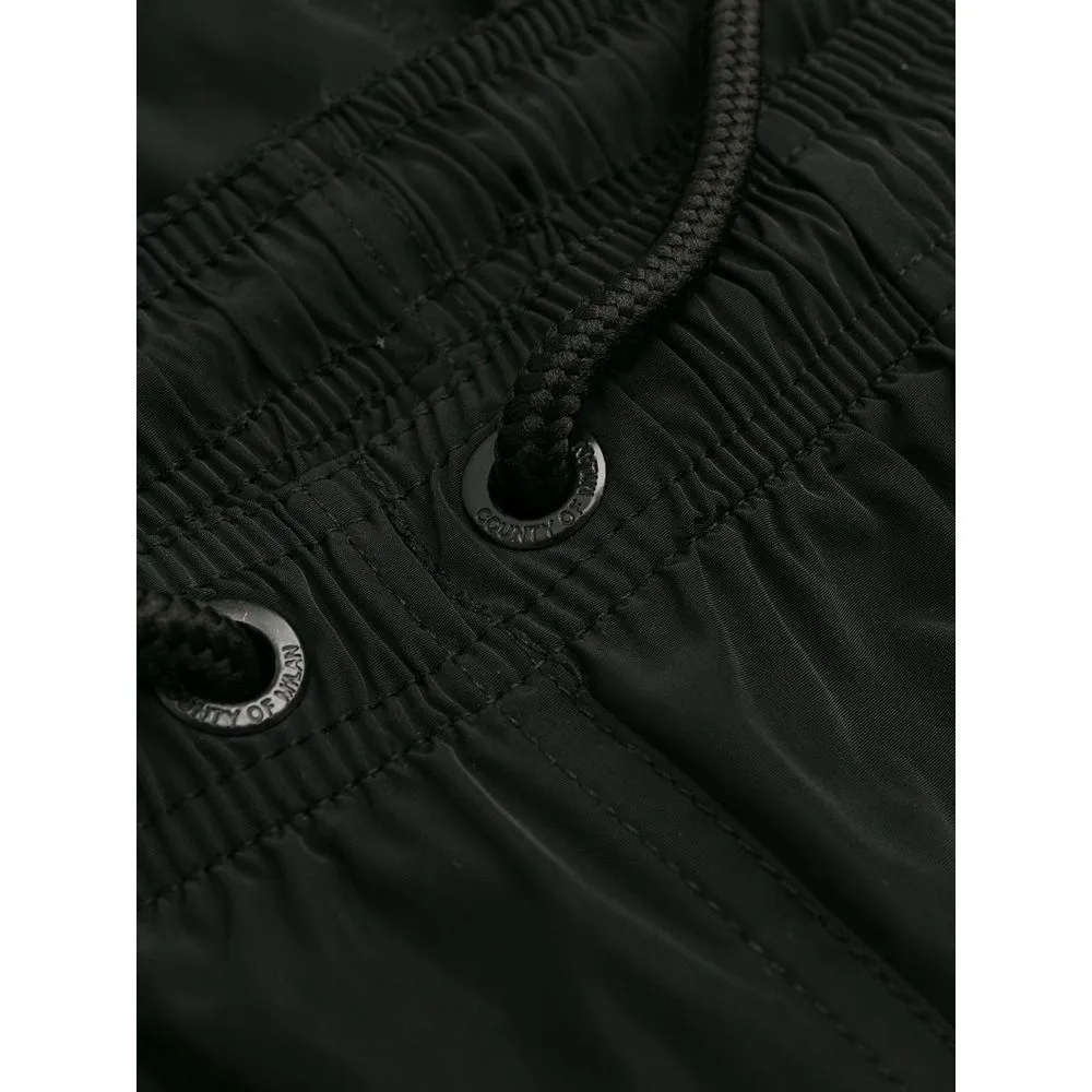 Marcelo Burlon Black Polyamide Men Swimwear sold by Siebentaschen product image thumbnail 4