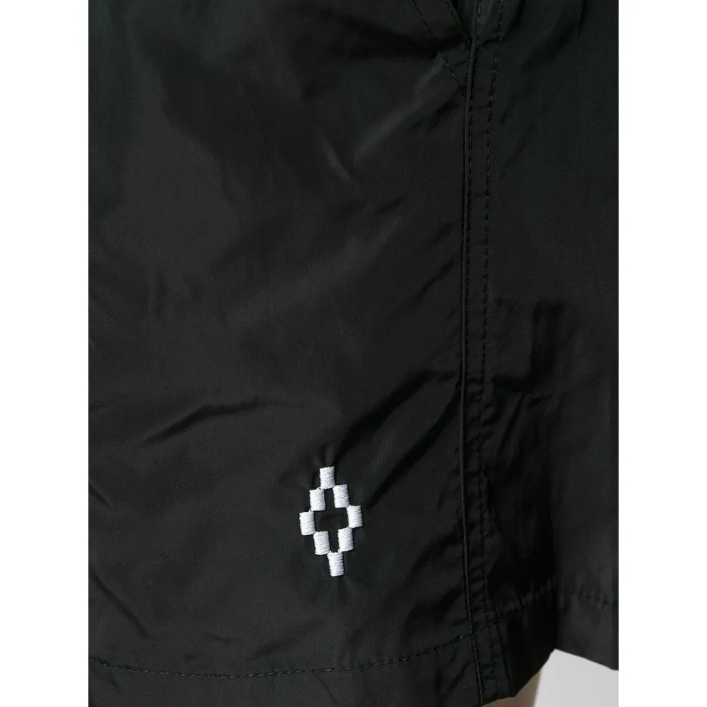 Marcelo Burlon Black Polyamide Men Swimwear sold by Siebentaschen product image thumbnail 5