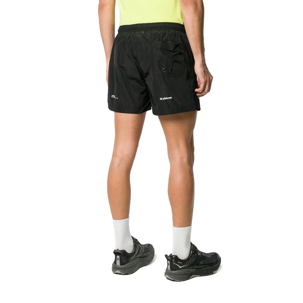 Marcelo Burlon Black Polyamide Men Swimwear sold by Siebentaschen product image thumbnail 2