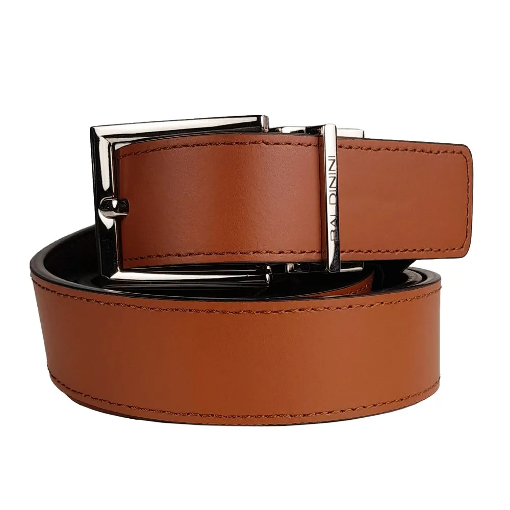 Baldinini Trend Brown Calfskin Men Belt sold by Siebentaschen product image thumbnail 2