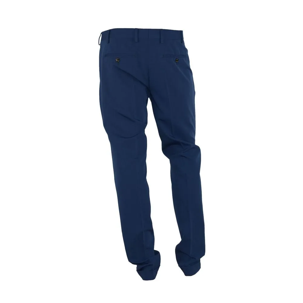 Made in Italy Blue Polyester Men's Trouser sold by Siebentaschen product image thumbnail 2