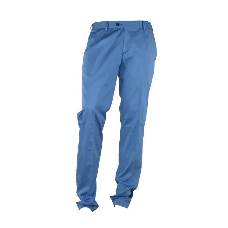 Made in Italy Blue Cotton Men's Pant sold by Siebentaschen