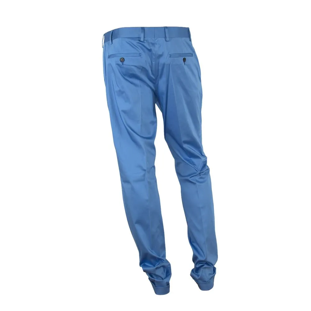 Made in Italy Blue Cotton Men's Pant sold by Siebentaschen product image thumbnail 2