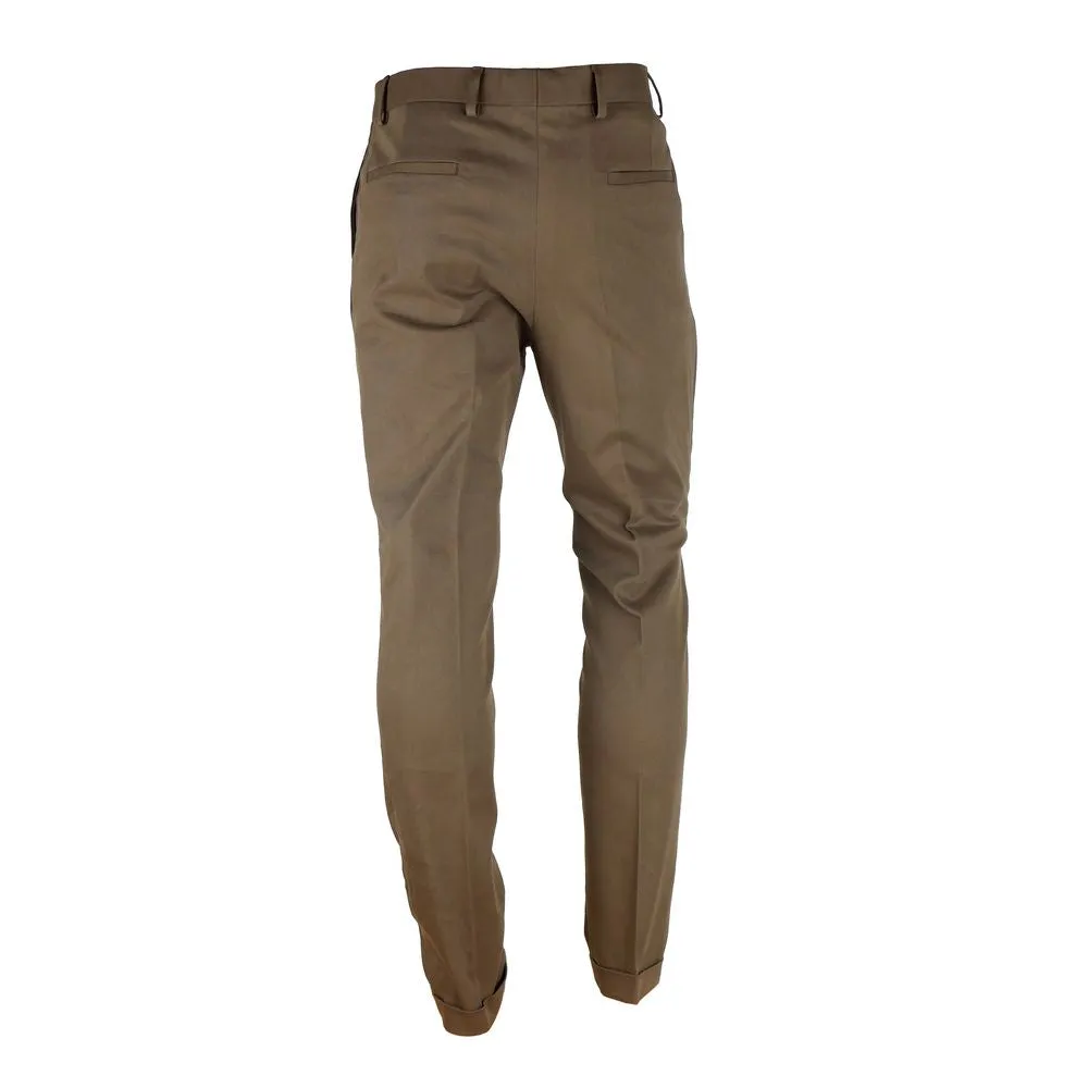 Made in Italy Brown Wool Men Trousers sold by Siebentaschen product image thumbnail 2