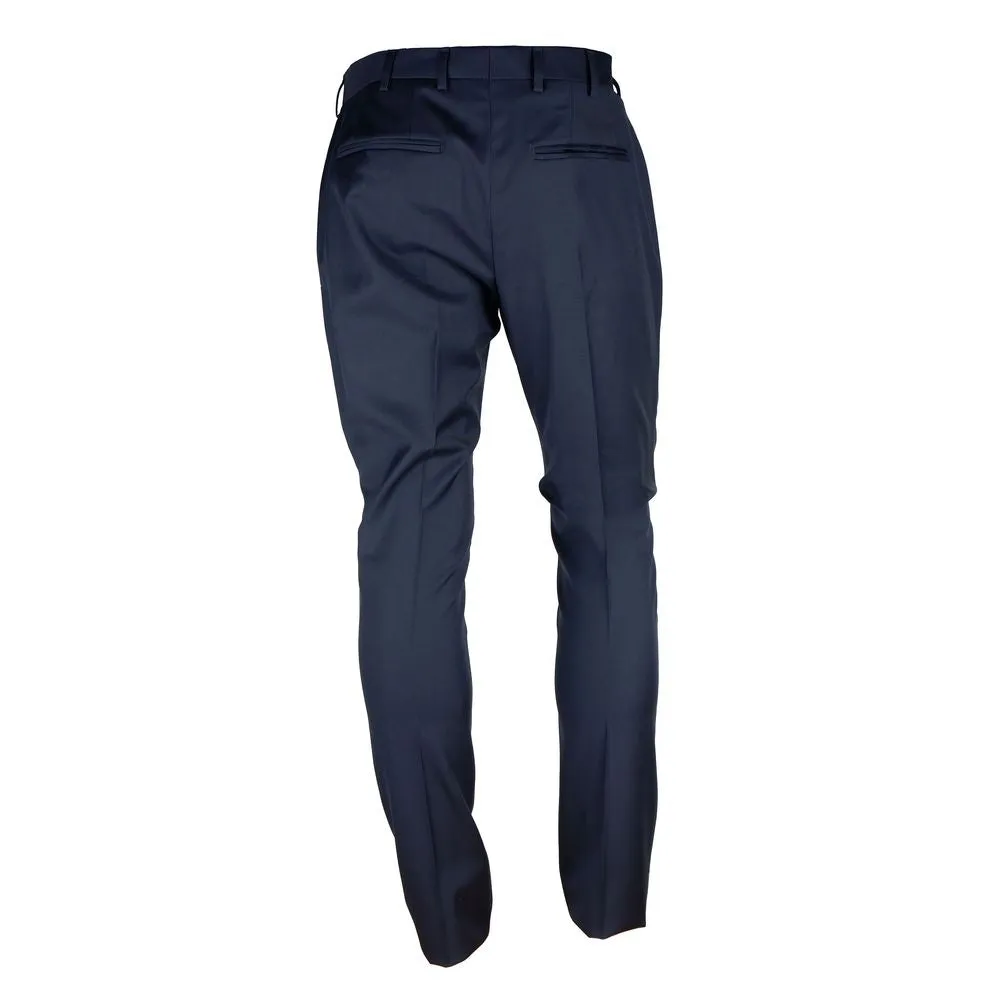 Made in Italy Blue Wool Men's Trousers sold by Siebentaschen product image thumbnail 2