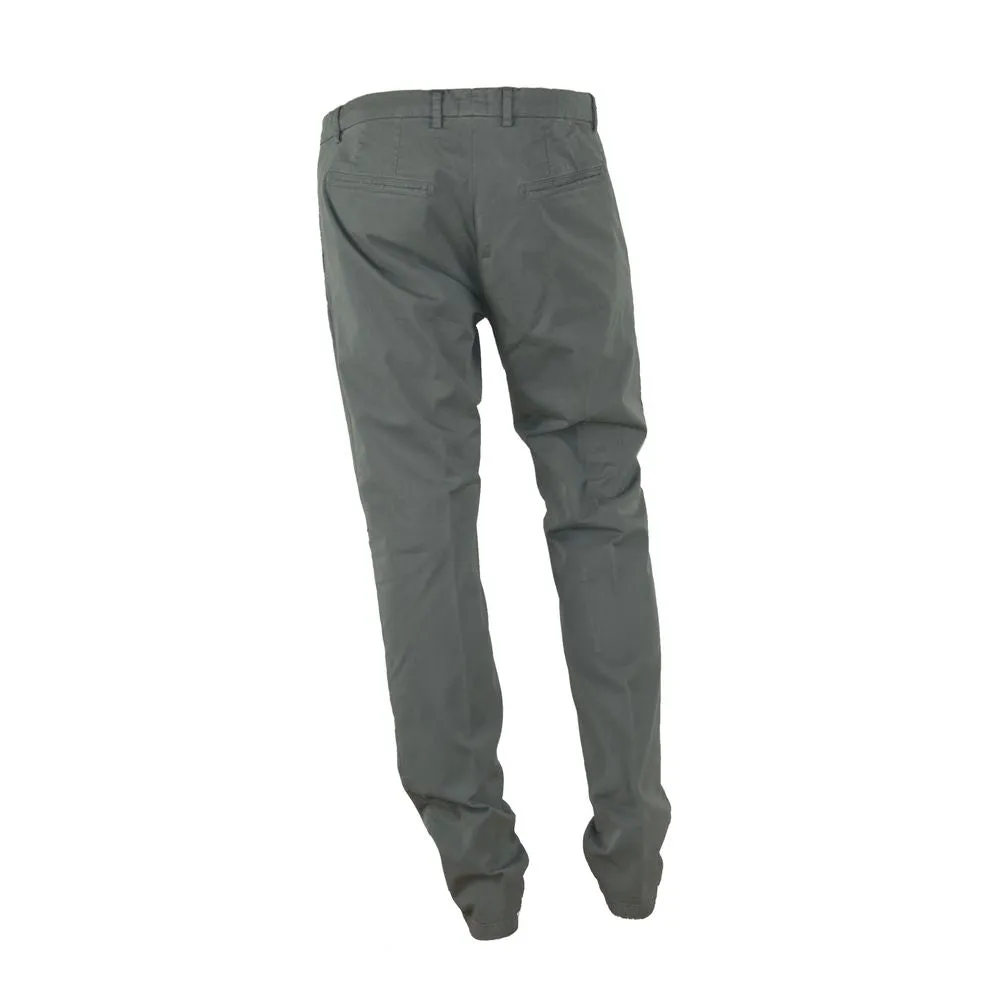 Made in Italy "Gray Cotton Men Trouser with Italian Craftsmanship" sold by Siebentaschen product image thumbnail 2