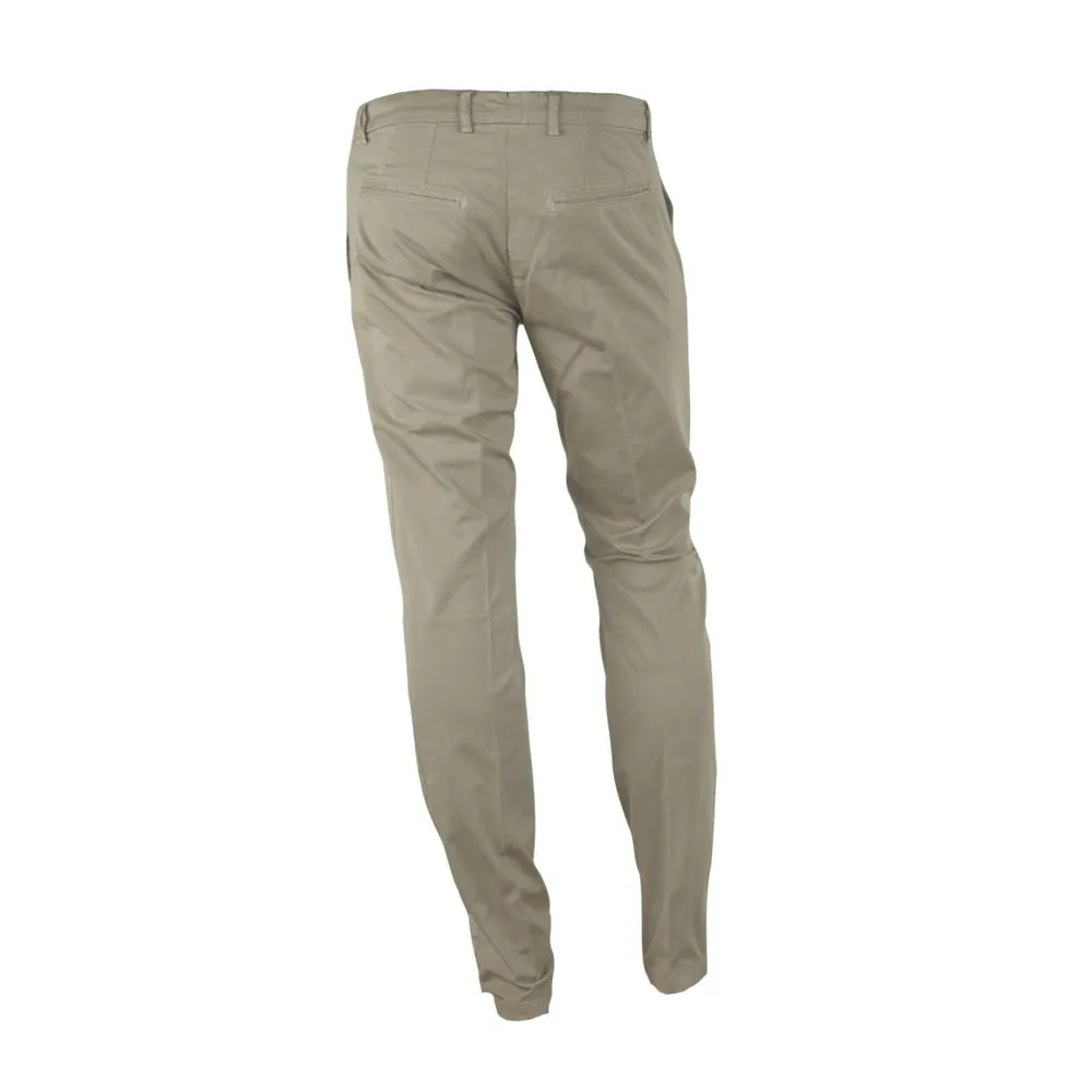 Made in Italy Beige Cotton Men's Trouser sold by Siebentaschen product image thumbnail 2