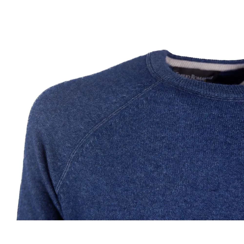 Emilio Romanelli Blue Cashmere Men Sweater sold by Siebentaschen product image thumbnail 3