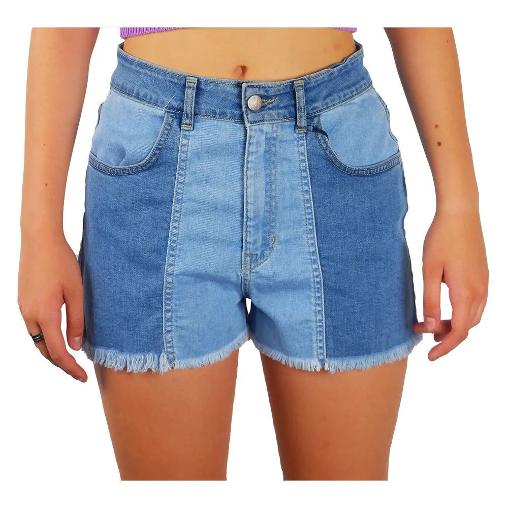 Comme Des Fuckdown Chic Raw Hem Denim Shorts sold by Siebentaschen